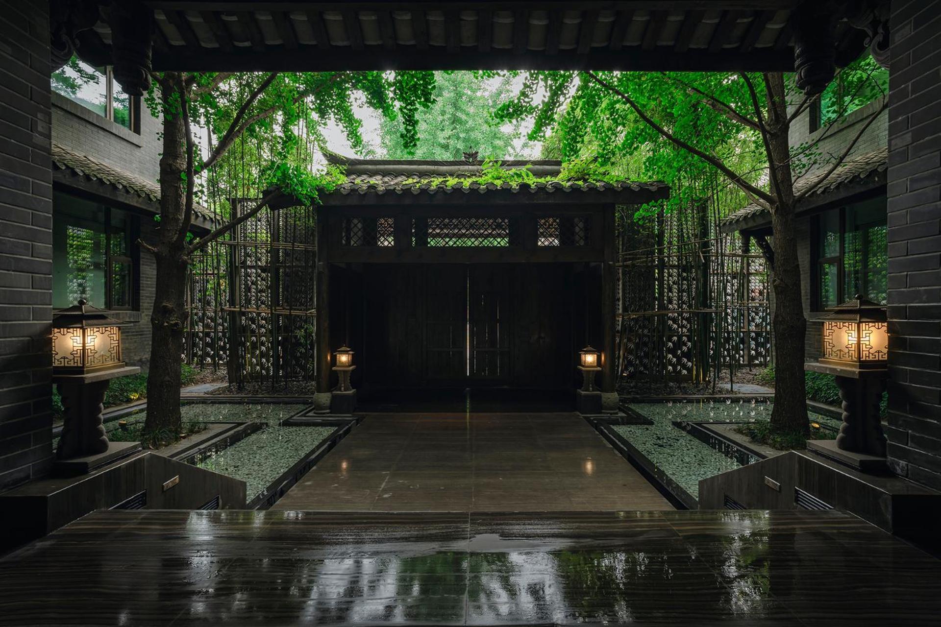 Guanyin Yiyuntai Hotel Чэнду Экстерьер фото