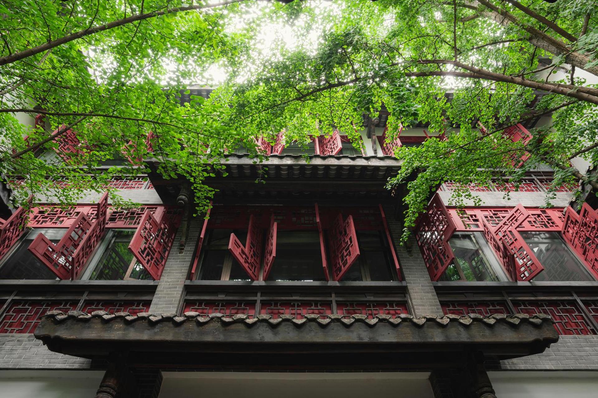 Guanyin Yiyuntai Hotel Чэнду Экстерьер фото